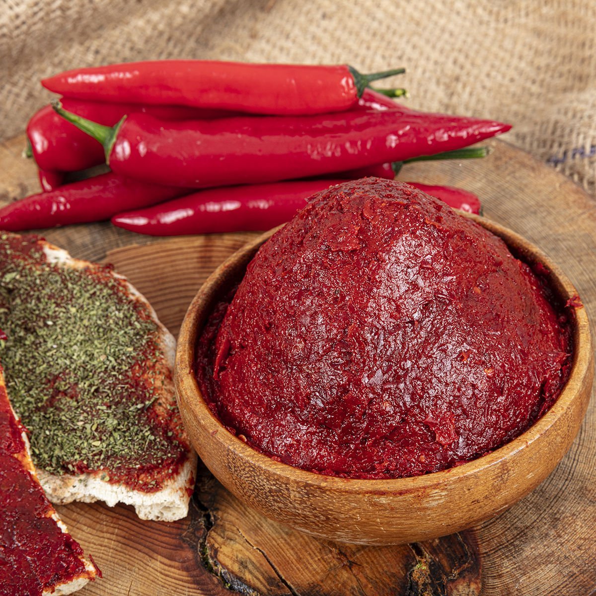 Güneş Kurutması Biber Salçası (Acı)